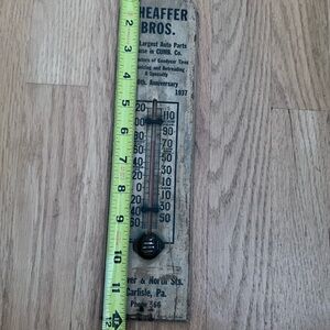 1937 Vintage Thermometer with Anniversary Markings 88 Years Old !!